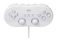 The classic controller for the Nintendo Wii.