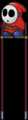 Unused sprite of a Stilt Guy in Super Paper Mario