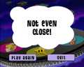 When the player loses