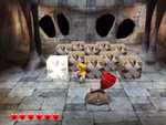 One of Mirror Mansion's red diamond sub-levels from Wario World.