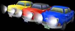 Model of the cars from Mario Kart Wii.