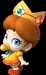 Artwork of Baby Daisy for Mario Kart Wii (also used in Mario Super Sluggers and Mario Kart Tour)