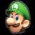 Luigi's icon from Mario Kart Tour.