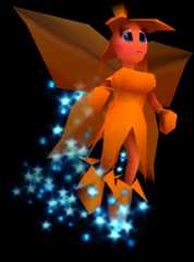 A Banana Fairy from Donkey Kong 64 (not to be confused with the Banana Fairy Princess)
