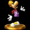 Rayman trophy from Super Smash Bros. for Wii U