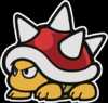 Big Spiny sprite from Paper Mario: Color Splash