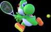 Artwork of Yoshi for Mario Tennis Aces
