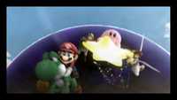 A cutscene screenshot from Adventure Mode: The Subspace Emissary