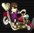 Female Mii's Wario Bike