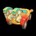 Wood tires (Mario Kart 8) on the Prancer