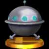 A trophy from Super Smash Bros. for Nintendo 3DS