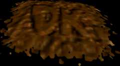A dirt pile with Kong Family emblem