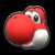 Red Yoshi from Mario Kart Tour