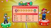 Screenshot of a rank up in Mario & Luigi: Brothership