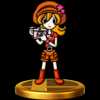 Mona trophy from Super Smash Bros. for Wii U