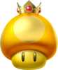 Artwork of a Golden Mushroom in Mario Kart 8 (also used for Mario Kart 8 Deluxe)