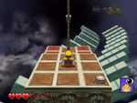 One of Mirror Mansion's red diamond sub-levels from Wario World.
