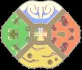 2 and 3 player map of Mud River Run in Mario Chase.