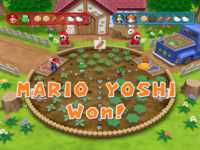 A minigame ending from Mario Party 7