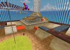 Mario on the Battle Fort