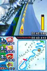 Luge event from Mario & Sonic at the Olympic Winter Games