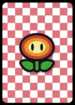 A Fire Flower Card in Paper Mario: Color Splash.
