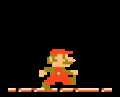 Mario using a Super Star and defeating Spinies.