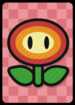 A Big Fire Flower Card in Paper Mario: Color Splash.