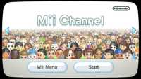 Wii Mii Channel.
