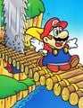 Mario avoiding a Chainsaw