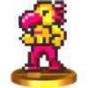 A trophy from Super Smash Bros. for Nintendo 3DS