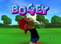 Kid reacts to getting a Bogey