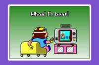 Ken the Reporter on Wario's TV