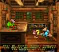 Baffle in his Code Room from Donkey Kong Country 3: Dixie Kong's Double Trouble!