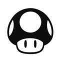 The Super Mario franchise emblem, from Super Smash Bros. for Nintendo 3DS / Wii U.