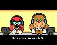 Ken the Reporter and Joe commentating over the Diamond City Roughs football game