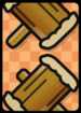 A Big Hammer ×2 Card in Paper Mario: Color Splash.