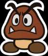 Mega Goomba sprite from Paper Mario: Color Splash