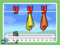 The microgame Off-line in WarioWare Gold