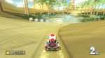 Toad, approaching the underwater section of the course