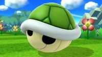 A Green Shell in Super Smash Bros. for Wii U