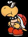 Red Koopa Troopa from Paper Mario: The Thousand-Year Door.