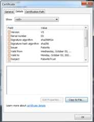 Certification Paths Window Certification Paths Window