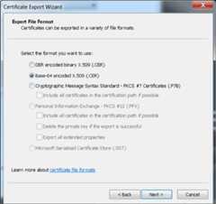 Certification Paths Window Certification Paths Window