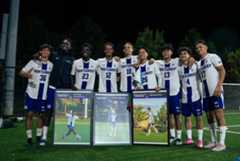 Men's Soccer 2025 Sophomore Night. 