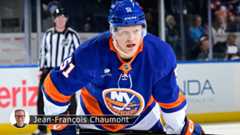 Mathieu Darche tenait à Emil Heineman Islanders New York