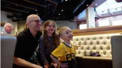 Dan Muse Visits Season Ticket Holder Watch Party 