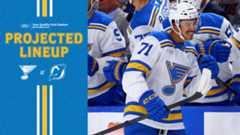 Projected Lineup: Nov. 26 at New Jersey