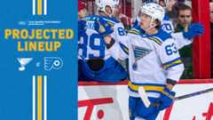 Projected Lineup: Nov. 20 at Philadelphia