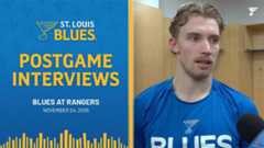 Postgame: Nov. 24 vs. NYR